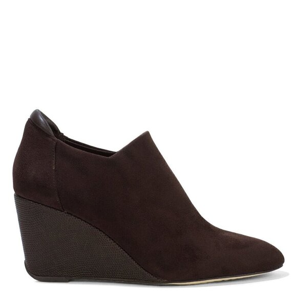 Donald Pliner Tanah Brown Wedge Bootie Shootie Women's Size 10 NEW $248 - Picture 1 of 7